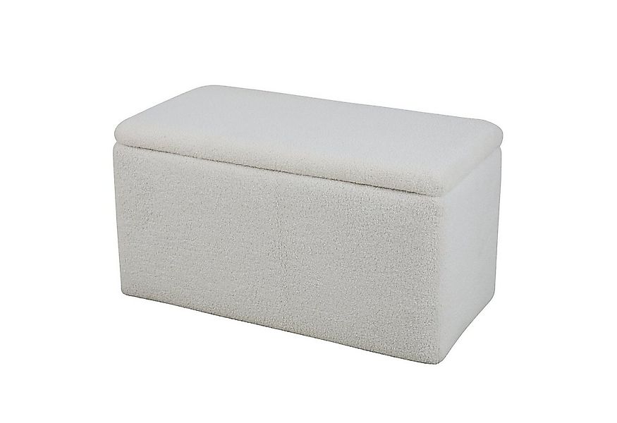 SVITA Sitzbank LEAF, Mit Stauraum, Sitztruhe, Teddy-Bouclé, Sitzbank, aufkl günstig online kaufen