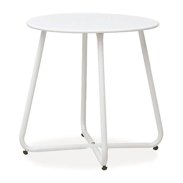 Homestyle4u Beistelltisch Gartentisch Rund Metall Balkontisch günstig online kaufen