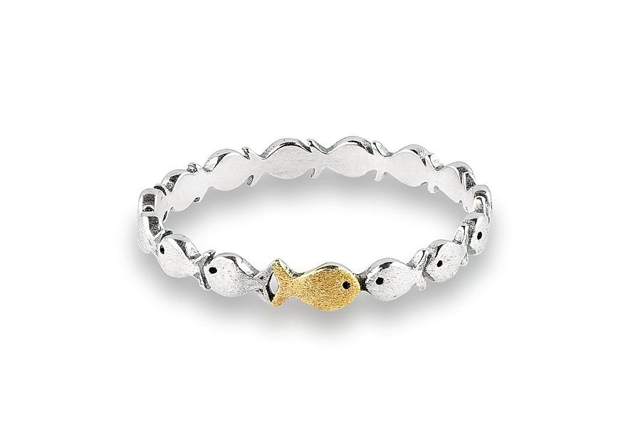 Villa Sorgenfrei Schmuckmanufaktur Silberring Gegen den Strom. Zarter schma günstig online kaufen