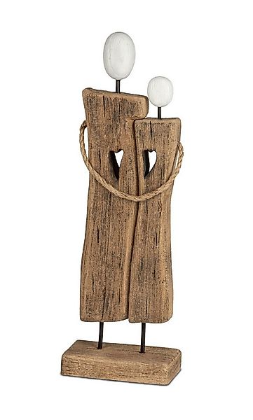 formano Dekoobjekt Paar auf Fuß Dekofigur 688385 – Holzfigur Paar Naturholz günstig online kaufen