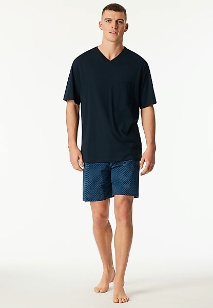 Schiesser Shorty "Comfort Essentials" 2 tlg. mit aufgesetzter Brusttasche günstig online kaufen