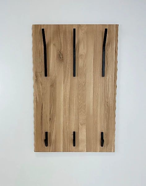 andas Garderobenpaneel »Belfort« B/T/H: 60/90/9 cm, aus Eichenholz, FSC® ze günstig online kaufen