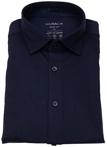 MARVELIS Businesshemd Body Fit stark tailliert Kentkragen günstig online kaufen