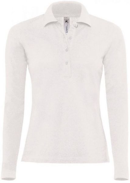 B&C Langarm-Poloshirt Poloshirt Safran Pure Longsleeve / Women günstig online kaufen