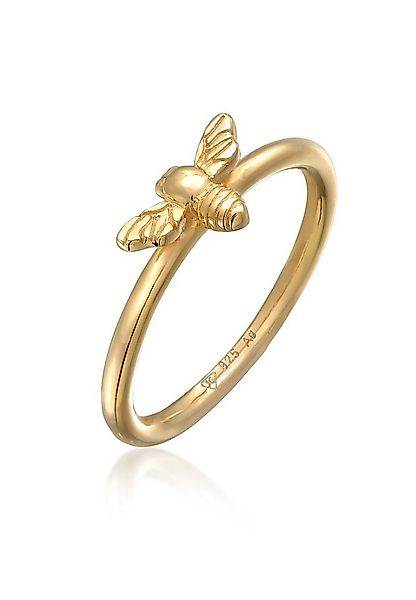 Elli Fingerring Biene Honigbiene Tier 925 Silber, Biene günstig online kaufen