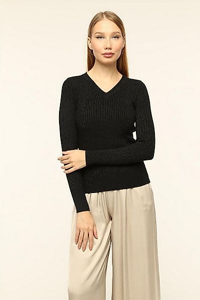 HomeStore Strickpullover KleidV-Ausschnitt Strickkleid günstig online kaufen