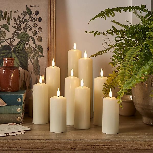 9er Set TruGlow® LED Kerzen mit Fernbedienung günstig online kaufen