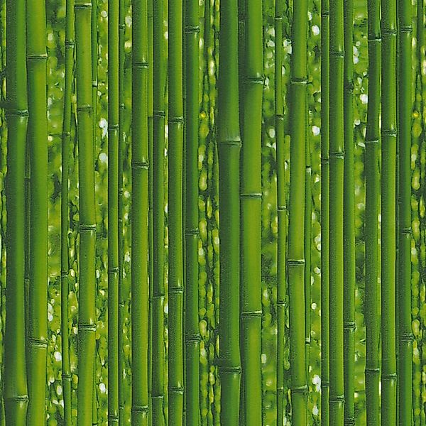 Bricoflor Bambus Tapete Grün Papier Bambustapete Ideal für Flur und Schlafz günstig online kaufen