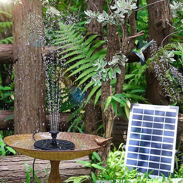 BlingBin Solarpumpe Solar Springbrunnen 5W Solar günstig online kaufen