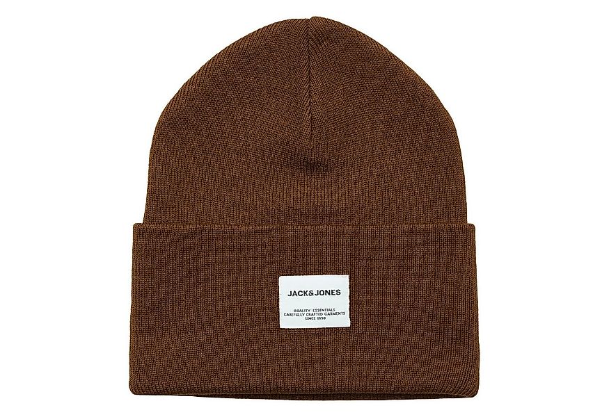 Jack & Jones Strickmütze Long Knit Beanie Noos mit Logopatch günstig online kaufen