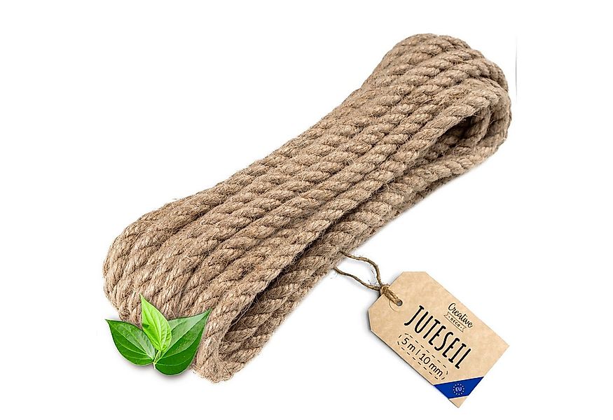 Creative Deco Juteseil Juteschnur, Jute Hanfseil Tau Schnur Seil günstig online kaufen