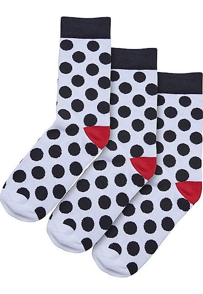 URBAN CLASSICS Basicsocken Urban Classics Unisex Basic Polka Dot Socks 3-Pa günstig online kaufen