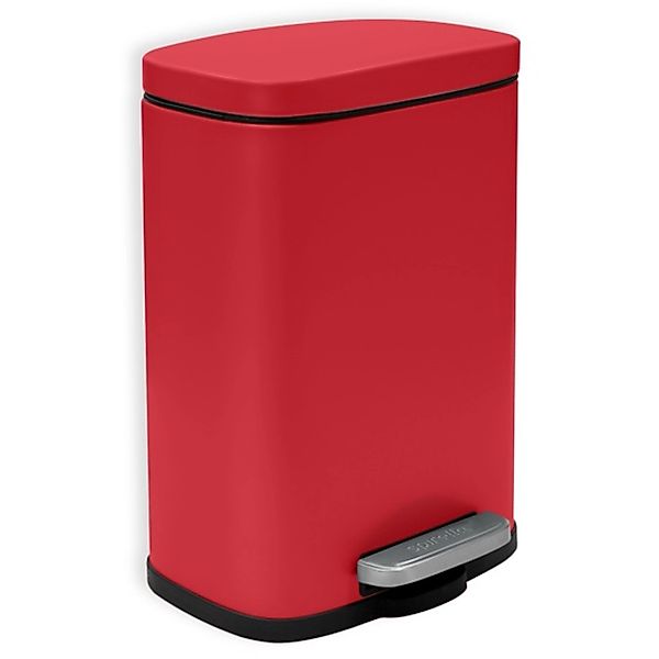Spirella Abfalleimer Akira 5, Rot Matt günstig online kaufen