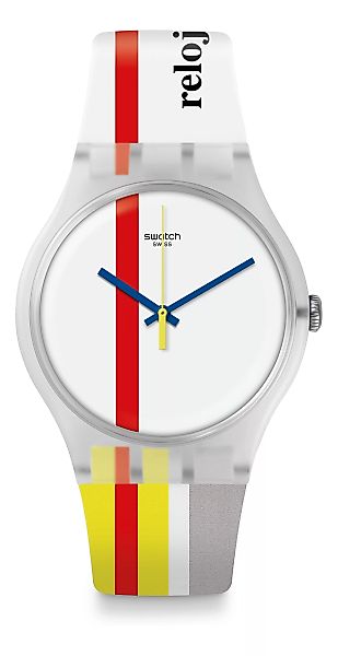 Swatch THE RED SHINY LINE SUOZ297 Armbanduhr günstig online kaufen