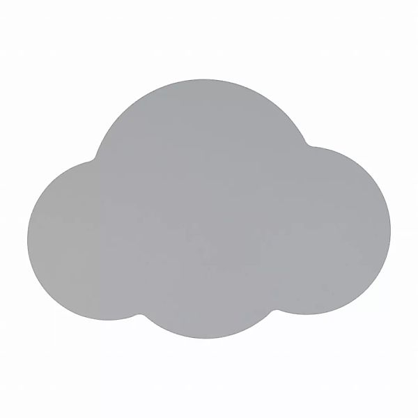 Wandleuchte Cloud, grau, Breite 38 cm, Stahl/Kunststoff günstig online kaufen