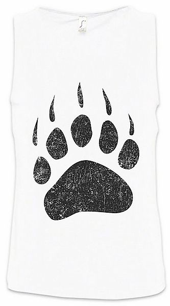 Urban Backwoods Tanktop Bear Paw Ärmelloses T-Shirt Bär Kralle Tatze Pfote günstig online kaufen