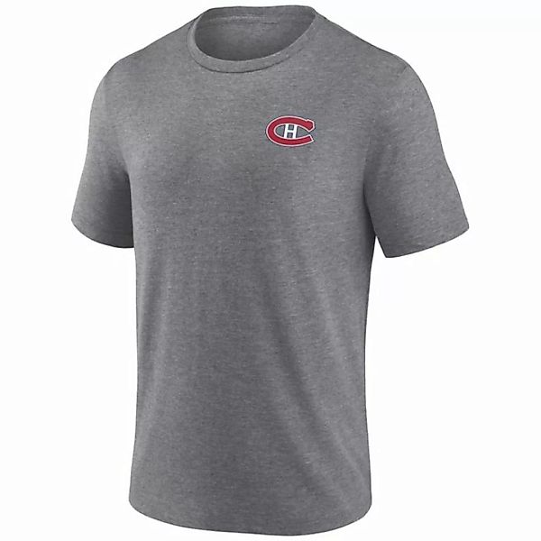 Fanatics Print-Shirt Montreal Canadiens TriBlend Backprint heather gre günstig online kaufen