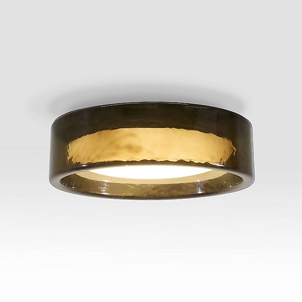MARSET LED-Deckenlampe Ringo, Ø 70 cm, rauchgrau dunkel, CCT günstig online kaufen