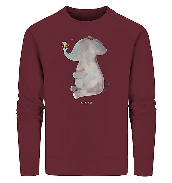 Mr. & Mrs. Panda Longpullover Elefant Biene Größe S - Burgundy - Geschenk, günstig online kaufen