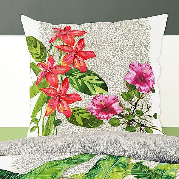 BIERBAUM Wendebettwäsche Tiger, Mako-Satin, 2 teilig, günstig online kaufen
