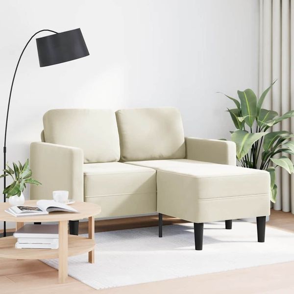 vidaXL Sofa 2-Sitzer-Sofa mit Chaiselongue L-Form günstig online kaufen