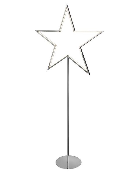 Stehleuchte LUCY Ø 33 cm H. 100 cm chrom günstig online kaufen