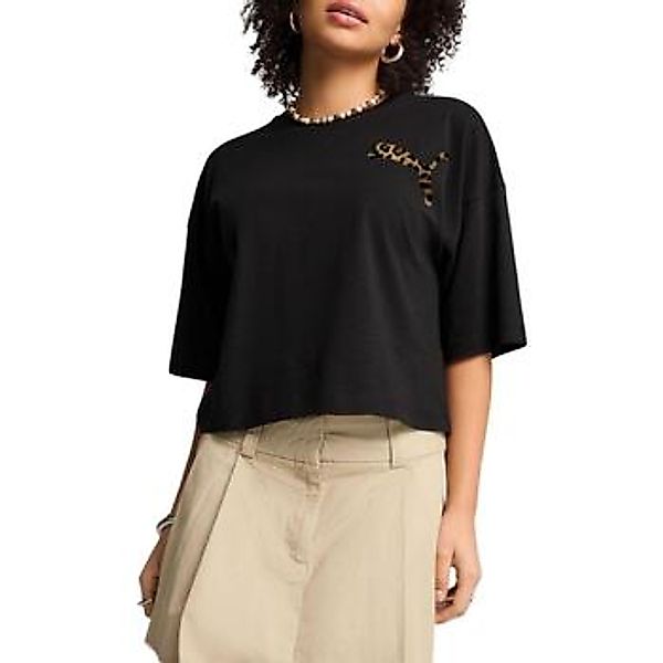 Puma  T-Shirt T-shirt oversize crop femme  Leo Luxe günstig online kaufen
