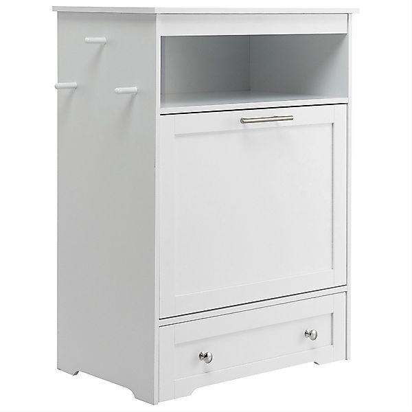 COSTWAY Futterstation 2 in 1 Lagerschrank, günstig online kaufen