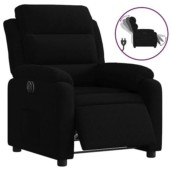 vidaXL Relaxsessel Elektrisch Schwarz Samt 3205076 günstig online kaufen