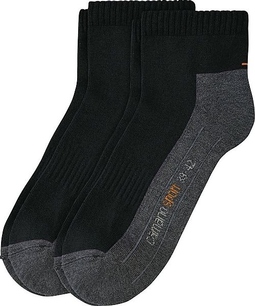 Camano Socken Unisex-Sport-Kurzsocken 2 Paar Uni günstig online kaufen