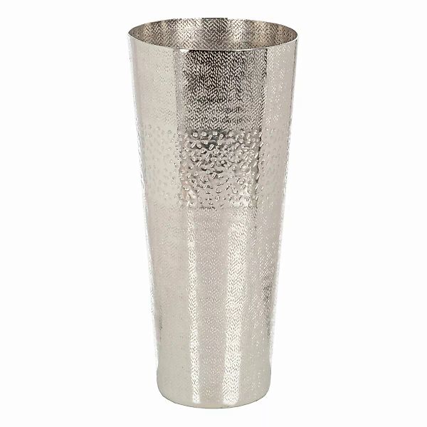 Vase 19 X 19 X 43 Cm Metall Silber günstig online kaufen