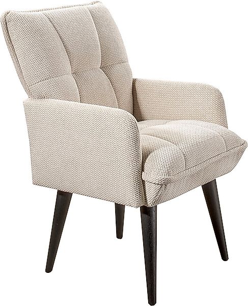 exxpo - sofa fashion Esszimmerstuhl "Mocca" () Armlehnenstuhl, bequem gepol günstig online kaufen