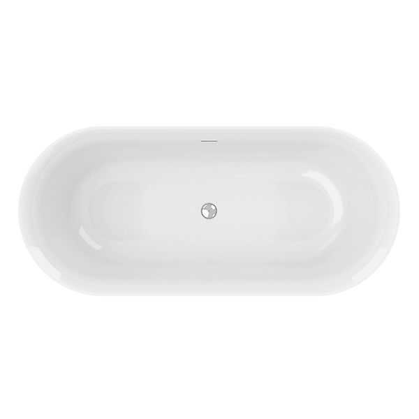 Ottofond Badewanne Mince Freistehend 180 cm Weiß günstig online kaufen