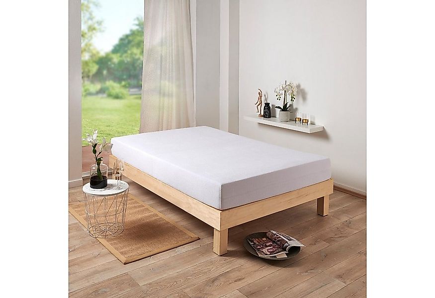 TRAUMSCHLAF Spannbettlaken Frottee Stretch, Frottier, Gummizug: Rundumgummi günstig online kaufen