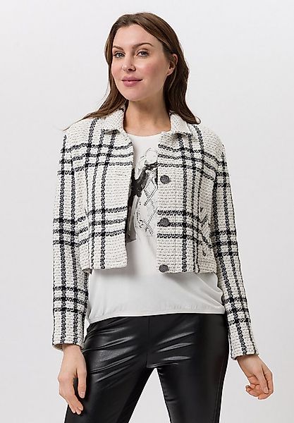 TUZZI Kurzjacke mit Strukturkaro günstig online kaufen