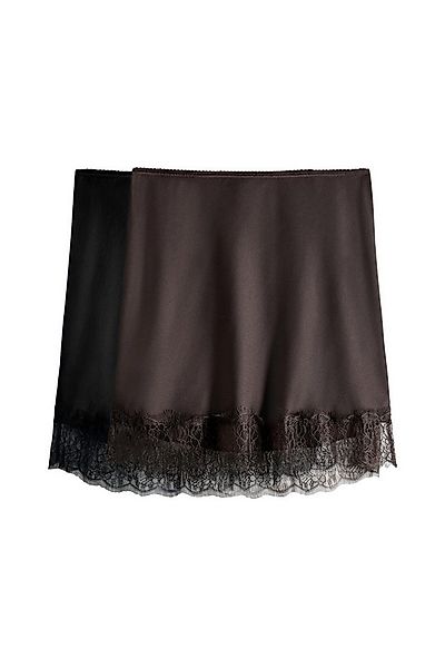 The Set Minirock The Set Midiröcke mit Spitzensaum, 2er-Pack (2-tlg) günstig online kaufen