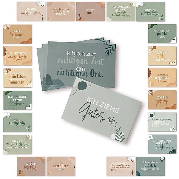 Logbuch-Verlag Dekofigur 24 Affirmationskarten für Erwachsene günstig online kaufen