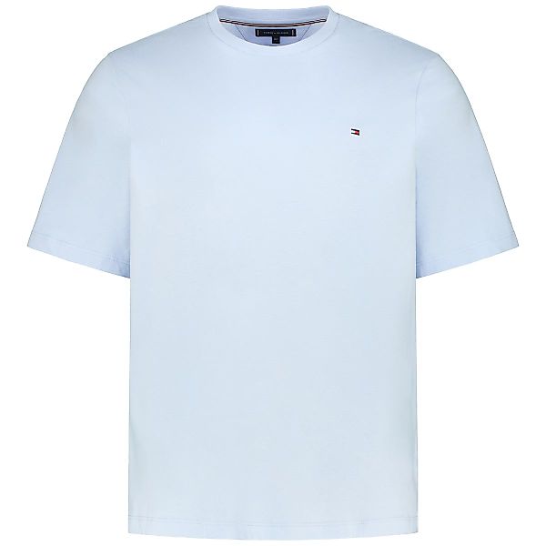 Tommy Hilfiger T-Shirt aus Baumwolle Farbe hellblau Größe: 3XL günstig online kaufen