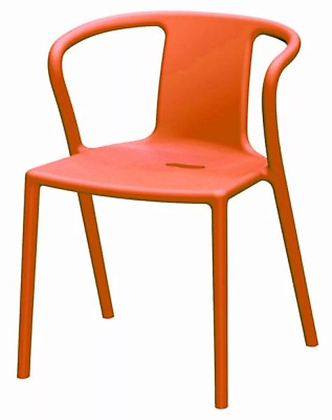 Stapelbarer Sessel Air-Armchair plastikmaterial orange - Magis - Orange günstig online kaufen
