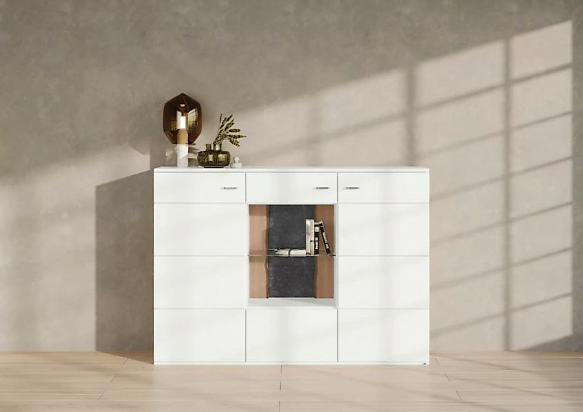 set one by Musterring Highboard "TACOMA", Typ 52, Breite 180 cm, mit getönt günstig online kaufen