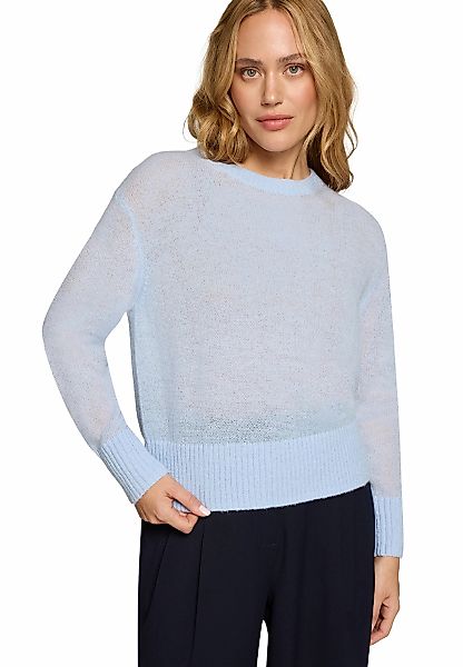 Zero Strickpullover "Damen mit Alpakawolle" 1 tlg. Plain/ohne Details günstig online kaufen