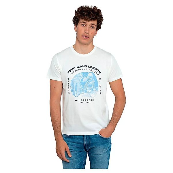 Pepe Jeans Damiel Kurzärmeliges T-shirt 2XL Off White günstig online kaufen