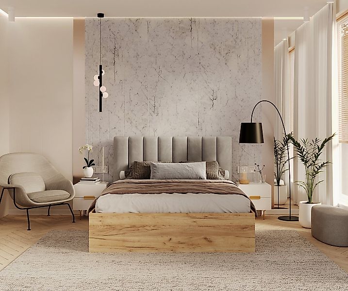 thematys Polsterbett Velours Stauraumbett Bett 90x200, 120x200, 140x200, 16 günstig online kaufen