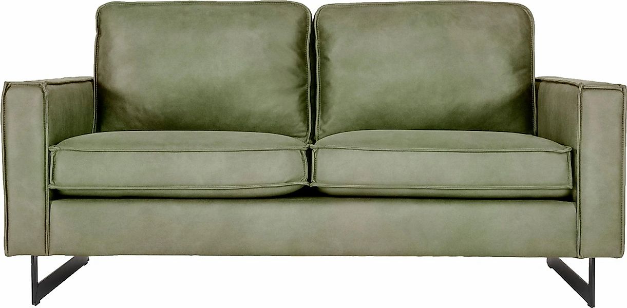 Home affaire 2-Sitzer "Pinto, 166 cm, Cord, Chenille, Lederoptik" mit Keder günstig online kaufen