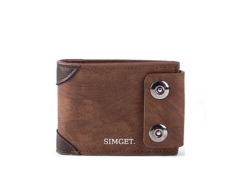 SIMGET. Geldbörse Gelbeutel Herren Wallet Magnet mit Münzfach 9 Karten günstig online kaufen