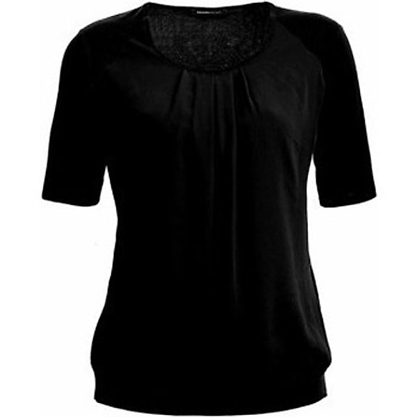 Frank Walder  T-Shirt Rundhals T-Shirt für Damen in schwarz günstig online kaufen