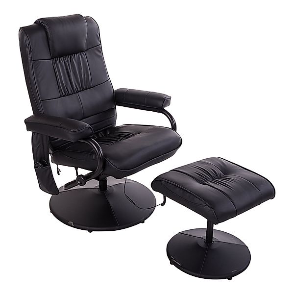 HOMCOM Massagesessel Fernsehsessel Hocker Kunstleder (Set, günstig online kaufen
