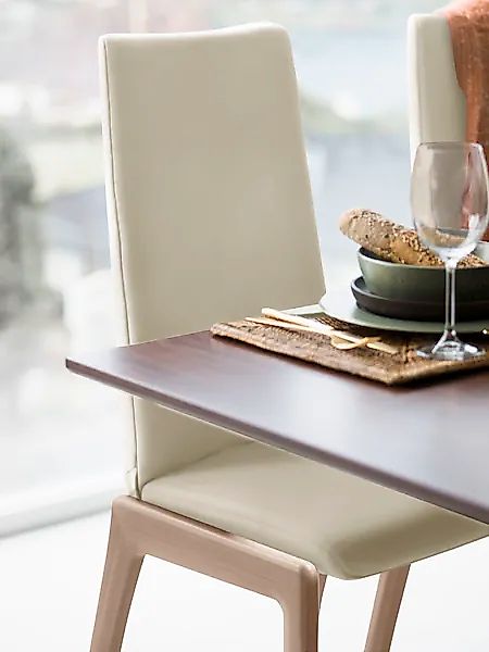 Stressless® Polsterstuhl »Laurel« () High Back, Größe M, mit abgerundeten B günstig online kaufen