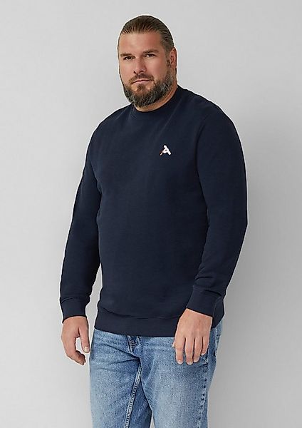 s.Oliver Sweatshirt Sweatshirt Weiches Sweatshirt mit Artwork im Relaxed Fi günstig online kaufen