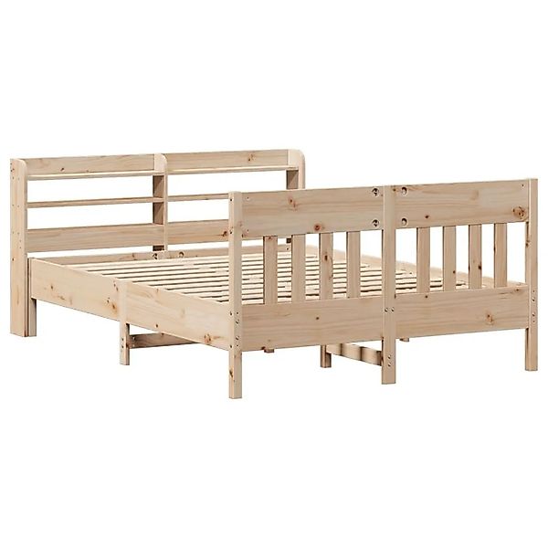 vidaXL Massivholzbett ohne Matratze 150x200 cm Kiefernholz 3307002 günstig online kaufen